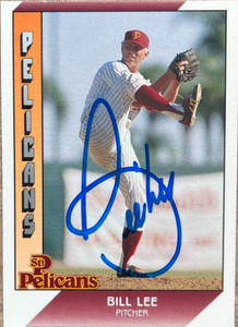 Bill Lee Autographed 1991 Pacific Senior League #146