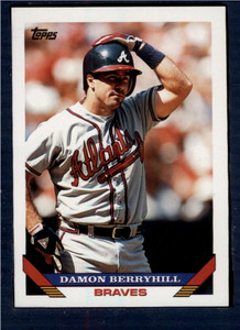 1993 Topps #306 Damon Berryhill VG Atlanta Braves 