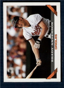 1993 Topps #355 Brady Anderson VG Baltimore Orioles 