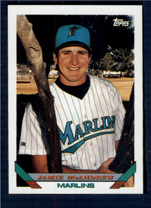1993 Topps #412 Jamie McAndrew VG Florida Marlins 