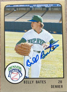 Billy Bates Autographed 1988 Denver Zephyrs Pro Cards #1271 