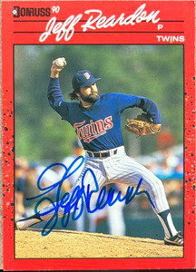 Jeff Reardon Autographed 1990 Donruss #119