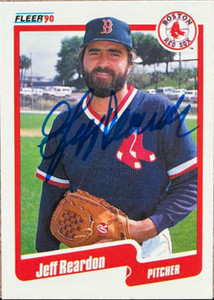 Jeff Reardon Autographed 1990 Fleer Update #U-75