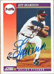 Jeff Reardon Autographed 1992 Score Rookie/Traded #46T