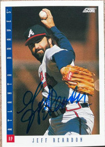 Jeff Reardon Autographed 1993 Score #564