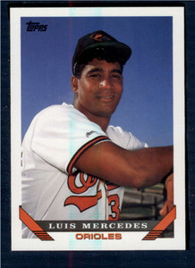1993 Topps #446 Luis Mercedes VG Baltimore Orioles 