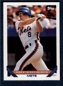 1993 Topps #471 Dave Gallagher VG New York Mets 