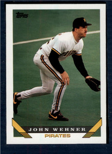 1993 Topps #484 John Wehner VG Pittsburgh Pirates 