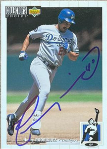 Henry Rodriguez Autographed 1994 Collector's Choice #596