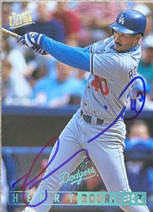 Henry Rodriguez Autographed 1995 Fleer Ultra #184