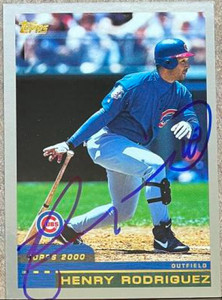 Henry Rodriguez Autographed 2000 Topps #191
