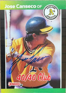 Jose Canseco Autographed 1989 Donruss #643