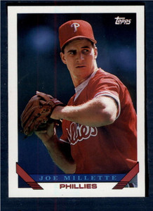 1993 Topps #531 Joe Millette VG Philadelphia Phillies 