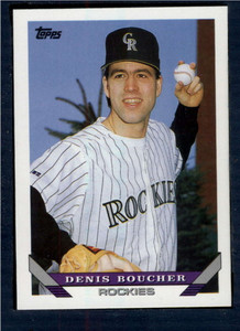 1993 Topps #541 Denis Boucher VG Colorado Rockies 