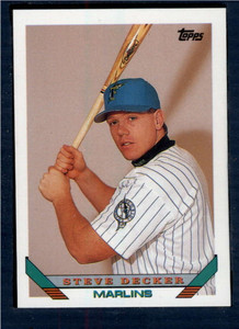 1993 Topps #544 Steve Decker VG Florida Marlins 