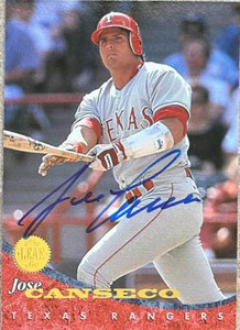 Jose Canseco Autographed 1994 Leaf #249 ID: 124344