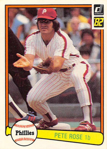 1982 Donruss #168 Pete Rose VG Philadelphia Phillies 