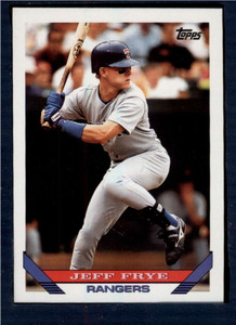 1993 Topps #197 Jeff Frye VG Texas Rangers 