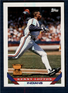1993 Topps #331 Kenny Lofton VG Cleveland Indians 