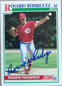 Rosario Rodriguez Autographed 1991 Score #373