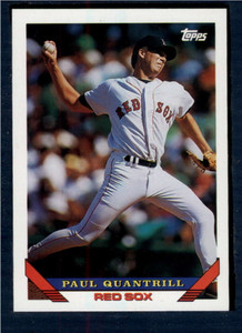 1993 Topps #528 Paul Quantrill VG Boston Red Sox 