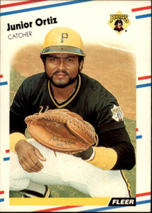 1988 Fleer #335 Junior Ortiz VG Pittsburgh Pirates 