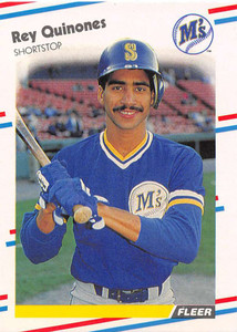 1988 Fleer #386 Rey Quinones VG Seattle Mariners 
