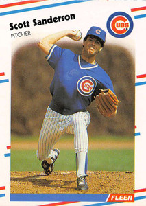 1988 Fleer #432 Scott Sanderson VG Chicago Cubs 