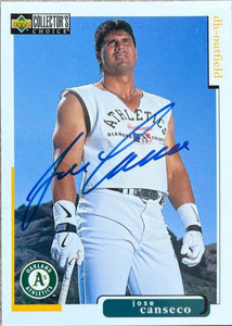 Jose Canseco Autographed 1998 Collector's Choice #200