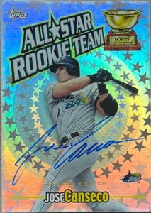 Jose Canseco Autographed 2000 Topps All-Star Rookie Team #RT6
