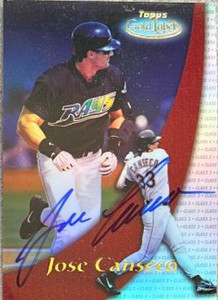 Jose Canseco Autographed 2005 Topps All-Time Fan Favorites #30 - Under the  Radar Sports