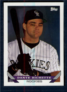 1993 Topps #644 Dante Bichette VG Colorado Rockies 