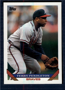 1993 Topps #650 Terry Pendleton VG Atlanta Braves 