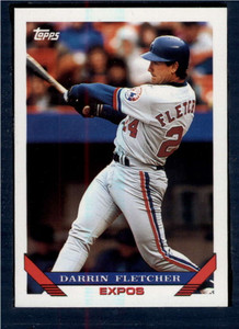 1993 Topps #665 Darrin Fletcher VG Montreal Expos 