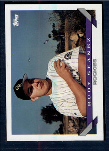 1993 Topps #676 Rudy Seanez VG Colorado Rockies 