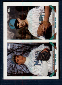 1993 Topps #726 Mike Veneziale/Ken Kendrena VG RC Rookie Florida Marlins 