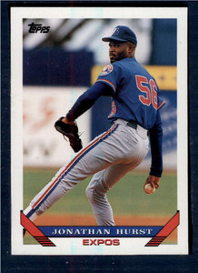 1993 Topps #727 Jonathan Hurst VG Montreal Expos 