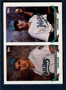 1993 Topps #782 Reynol Mendoza/Dan Roman VG RC Rookie Florida Marlins 