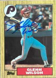Glenn Wilson Autographed 1987 Topps Tiffany #97