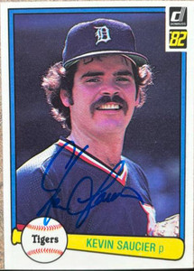 Kevin Saucier Autographed 1982 Donruss #485