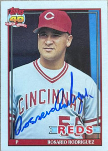 Rosario Rodriguez Autographed 1991 Topps #688