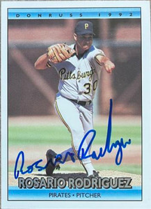 Rosario Rodriguez Autographed 1992 Donruss #748