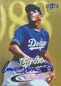 Carlos Perez Autographed 1999 Fleer Ultra Gold Medallion #11G