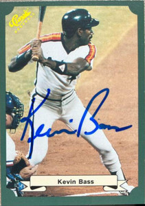 Kevin Bass Houston Astros Signed 8x9.5 Photograph 