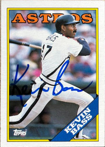 Kevin Bass Autographed 1988 Topps #175