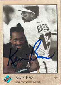 Kevin Bass Autographed 1992 Studio #111