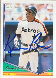 Kevin Bass Autographed 1994 Topps Gold #362