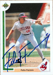Felix Fermin Autographed 1991 Upper Deck #104