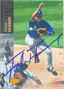 Felix Fermin Autographed 1994 Upper Deck #389