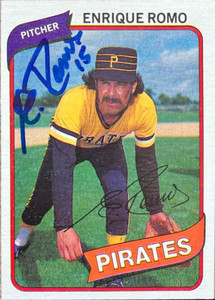 Enrique Romo Autographed 1980 Topps #332